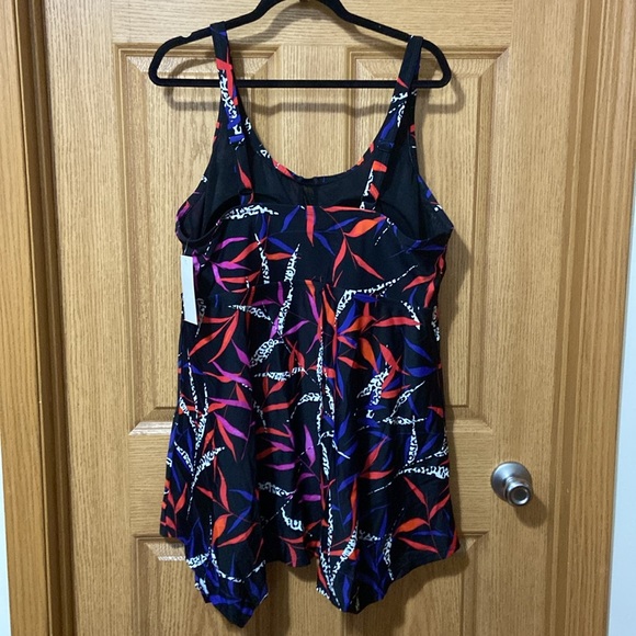 New Longer Length Tankini Top Swimsuits For All Plus Size 22 - Picture 3 of 3